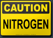 Caution Nitrogen Sign